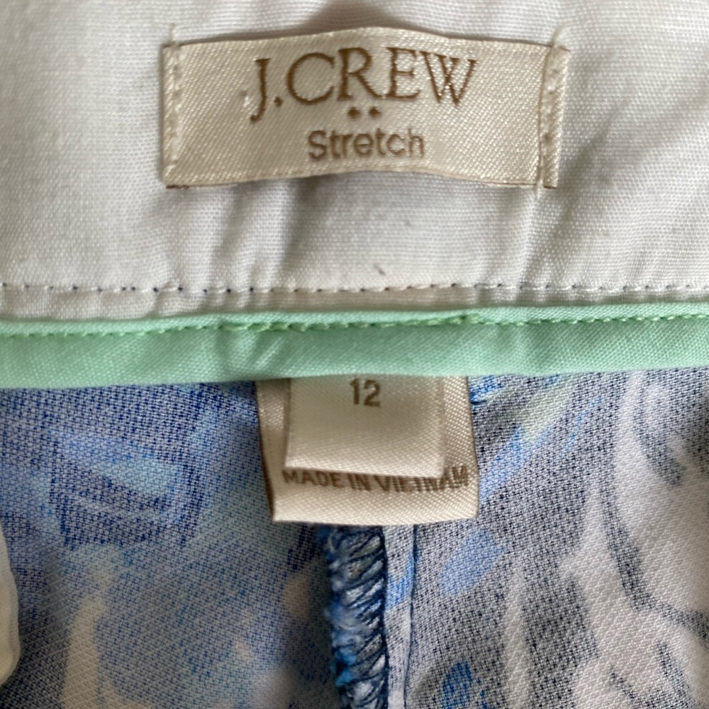 J.Crew Floral Printed Skimmer Pant Size 12 - Picture 5 of 7